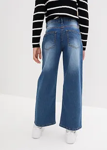 Jeansbukse for barn, Wide Leg, bonprix