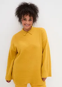 Oversized genser med Turtleneck og splitter i siden, bonprix