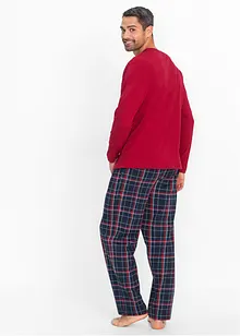 Pyjamas av 100% økologisk bomull med lange ermer., bonprix