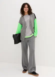 Oversized cardigan med Color-Blocking, bonprix