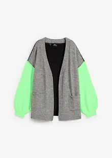 Oversized cardigan med Color-Blocking, bonprix