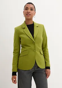 Jersey-blazer i bomull, innsvingt, bonprix