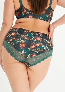 Maxitruse med delikate blonder (2-pack), bonprix