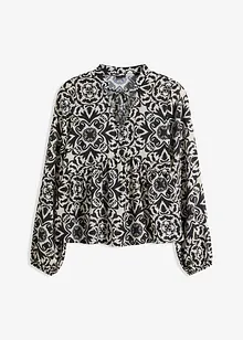 Bluse med print, bonprix