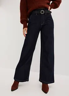 Wide Leg-jeans High Waist, Paperbag, bonprix