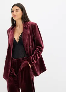 Blazer i myk fløyel, bonprix