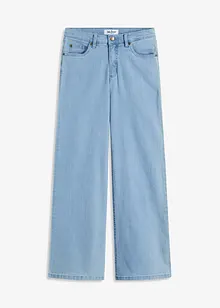 Wide Leg-jeans Mid Waist, Stretch, bonprix