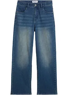 Extra Loose Fit-jeans med regulerbar linning, Straight, bonprix