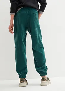 Behagelig kordfløyelsbukse med store lommer og komfortlinning, bonprix
