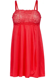 Neglisjé i glinsende materiale, bonprix