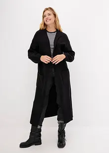 Oversized strikkejakke i midi-lengde, bonprix