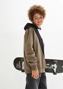 Hettegenser i ren bomull, bonprix