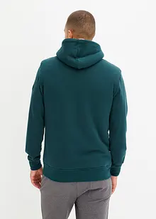 Termo-sweatshirt med hette og teddyfôr, bonprix