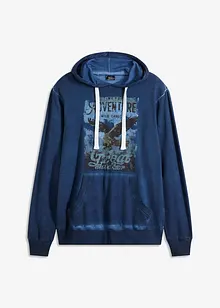 Cold Dyed sweatshirt med hette, bonprix