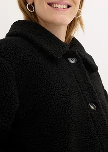 Fôret teddyjakke med krage, bonprix