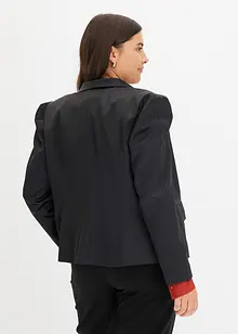 Kort blazer med skulderputer, bonprix