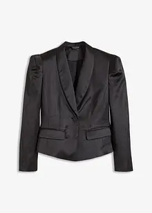 Kort blazer med skulderputer, bonprix