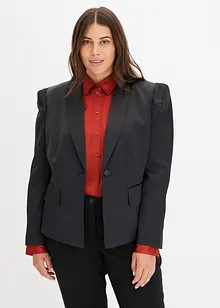 Kort blazer med skulderputer, bonprix