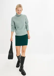 Strikket genser med ståkrage, bonprix