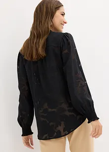 Bluse med knytebånd, bonprix