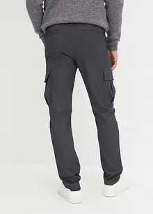 Regular Fit cargobukse i flanell med legg, Straight, bonprix