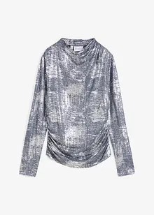 Topp med blank print, bonprix