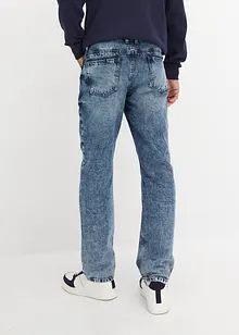 Classic Fit-jeans med acid wash-effekt, Straight, bonprix