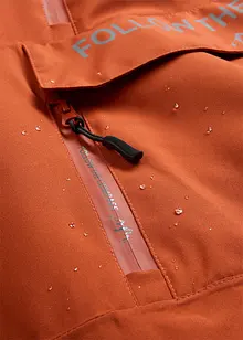 Vanntett funksjonsanorakk med fleecefôr, bonprix