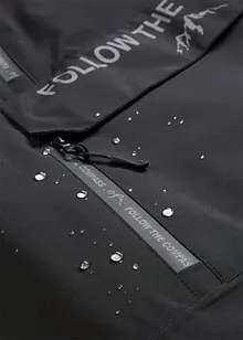 Vanntett funksjonsanorakk med fleecefôr, bonprix