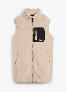 Vest i tedyfleece, bonprix