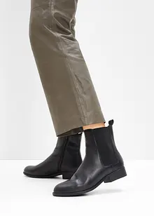 Chelsea boots i skinn, bonprix