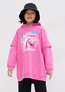 Oversized Hoodie av økologisk bomull for barn, bonprix