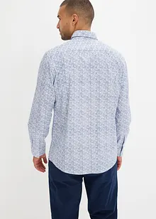 Langermet skjorte i ren bomull med button down-krage, bonprix