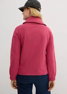 Uformell sweatshirt med stor troyerkrage og lange ermer, bonprix