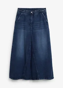 Vidt jeansskjørt med komfortlinning, bonprix