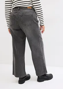 Wide Leg-jeans Mid Waist, bonprix