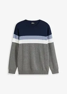 Finstrikket genser i 100% bomull, bonprix