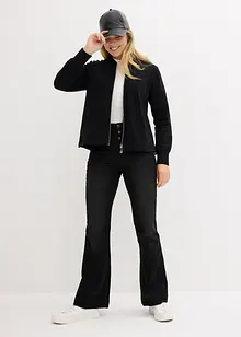 Sweatjakke med pilot-look, lang arm, bonprix