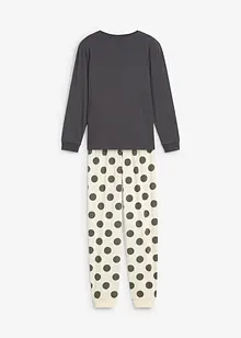 Pyjamas med økologisk bomull for barn (2-delt sett), bonprix