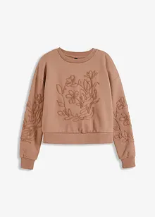 Sweatshirt med dekor av snorer, bonprix