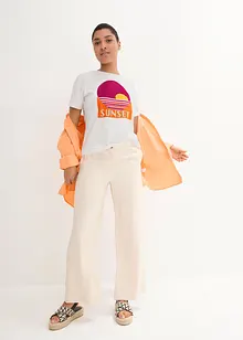 T-skjorte i 100% økologisk bomull, bonprix