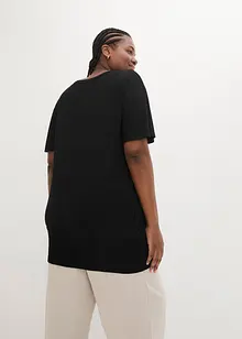 Topp med U-båthals, kort arm, bonprix