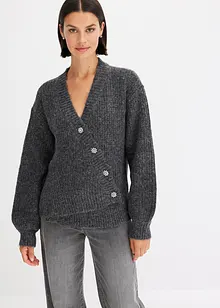 Cardigan med dekorative knapper, bonprix