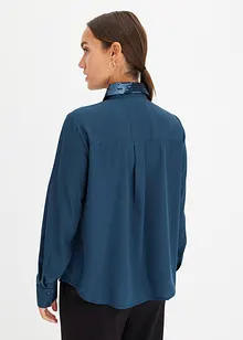 Bluse med paljetter, bonprix