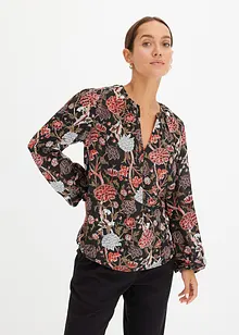 Bluse med print, bonprix