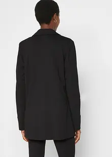 Lang blazer i Punto di Roma-viskosemiks, bonprix