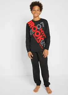 Pyjamas med økologisk bomull (2-delt sett), bonprix