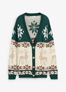 Cardigan med julemotiv, bonprix