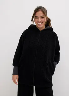 Oversized pilefleece jakke, bonprix