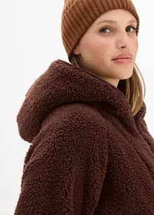 Teddyfleece-jakke, Oversized, bonprix